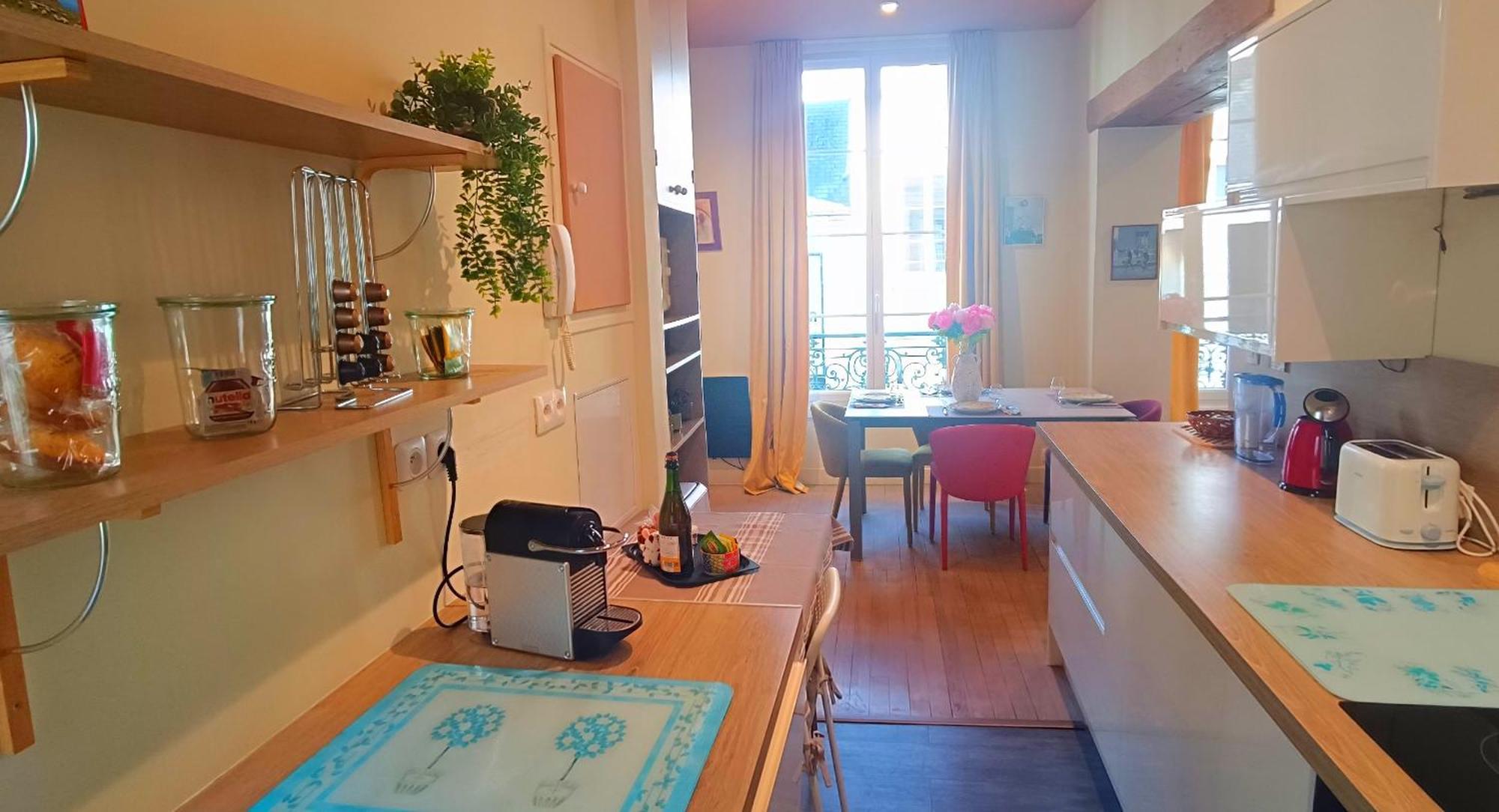 Appartement De Style - Rue Pietonne - Centre Ville カーン エクステリア 写真